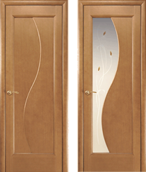 Двери межкомнатные с покрытием шпон